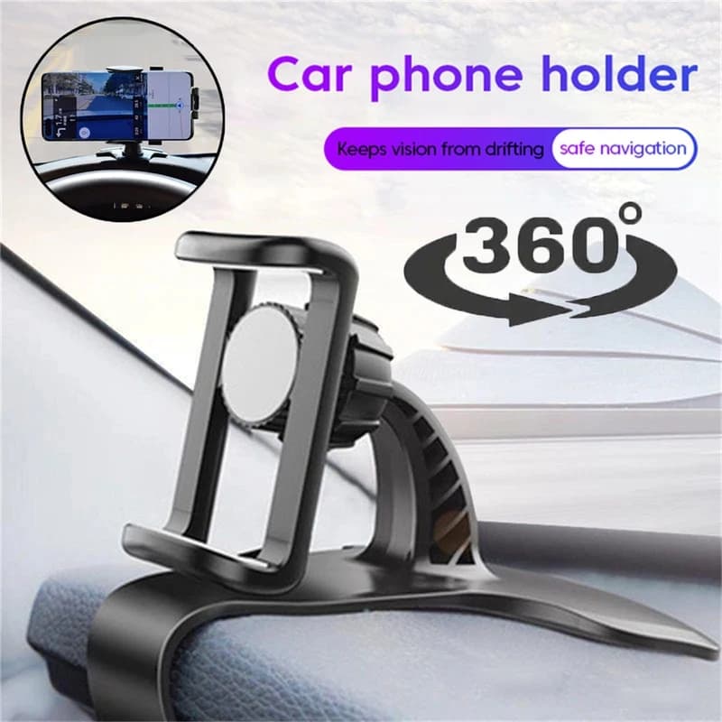 Supporto per telefono da auto a 360 gradi (1-6 pezzi), supporto universale per telefono da auto, supporto per cruscotto, supporto per telefono con presa automatica