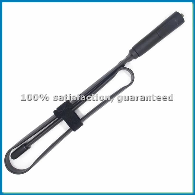 Antenna Pieghevole per Walkie Talkie SMA-Femmina Dual Band per Accessori Radio UV5R 136-174 400-520(MHz)72cm-ABFB