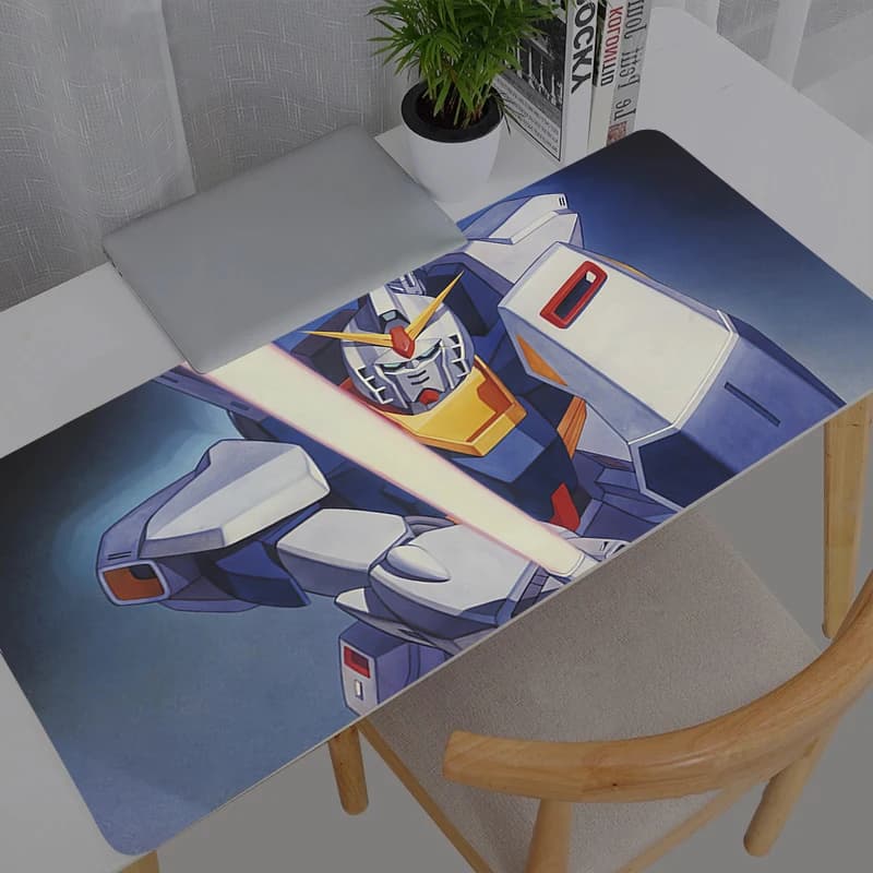 Tappetino per mouse Anime Mobile Suit Gundam Accessori da gioco nuovo Mousepad Gamer PC Completo Tappetino per tastiera per computer Varmilo