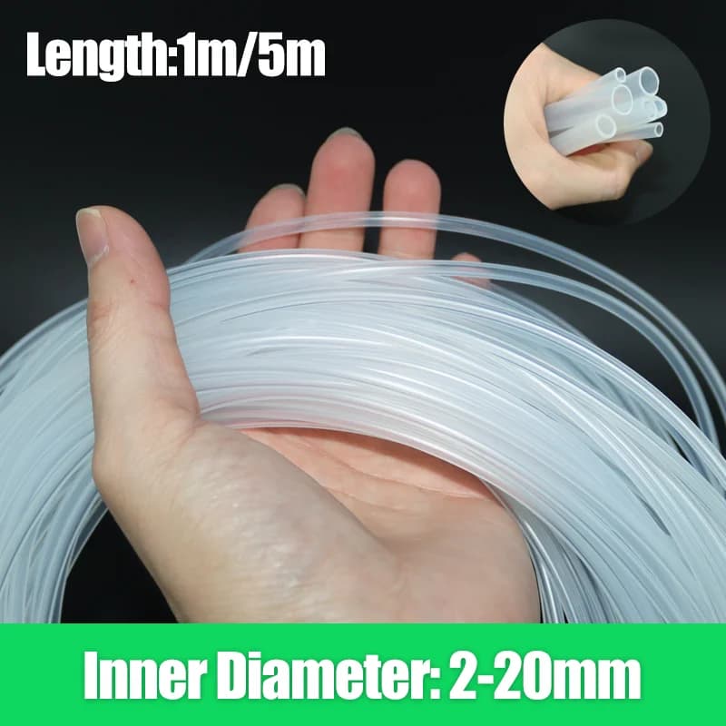 Transparent silicone hose for food use for Aquarius Garden Pump Wine 2 3 4 5 7 8 9 9 10 12 14 16mm Non-toxic high temperature pipe