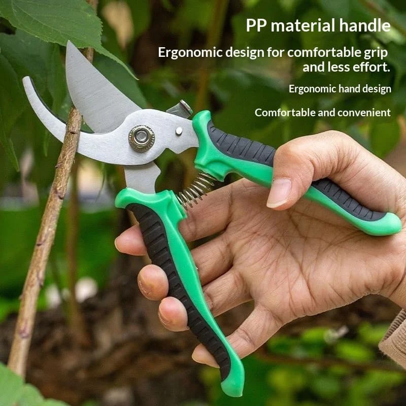 Pruning Shears Labor Saving 30Cr13 Stainless Steel Sharp For Garden Tree Branch Fruit Tree Pruning Professional Gardeners