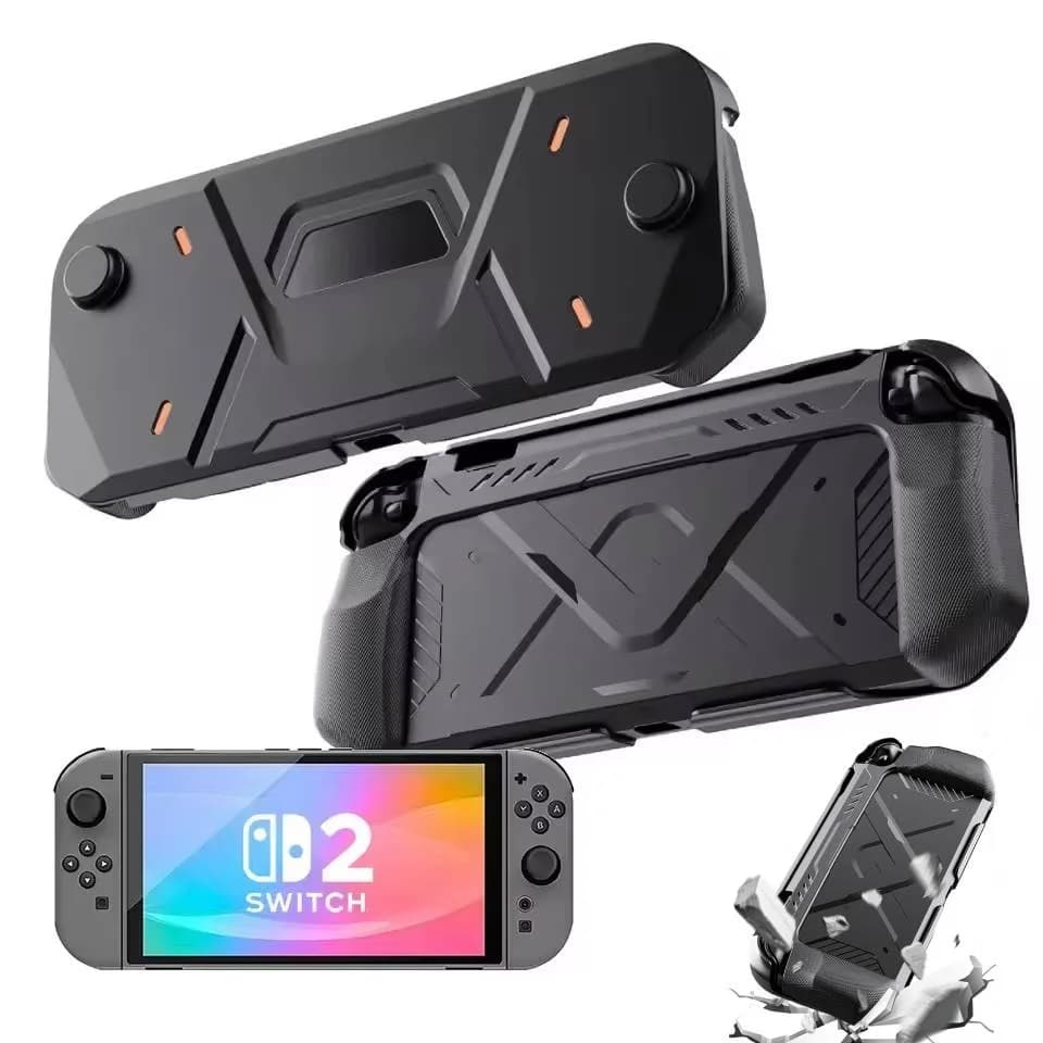 Custodia protettiva in TPU per Switch 2 Impugnatura ergonomica antiscivolo con copertura frontale rigida per PC Protezione antigraffio Accessori per giochi