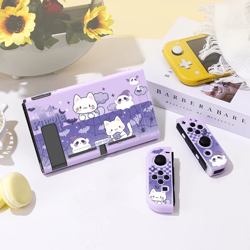 Custodia protettiva obbediente per Little Cat per Switch Oled, cover sottile in TPU morbido per console Nintendo Switch, accessori per giochi NS
