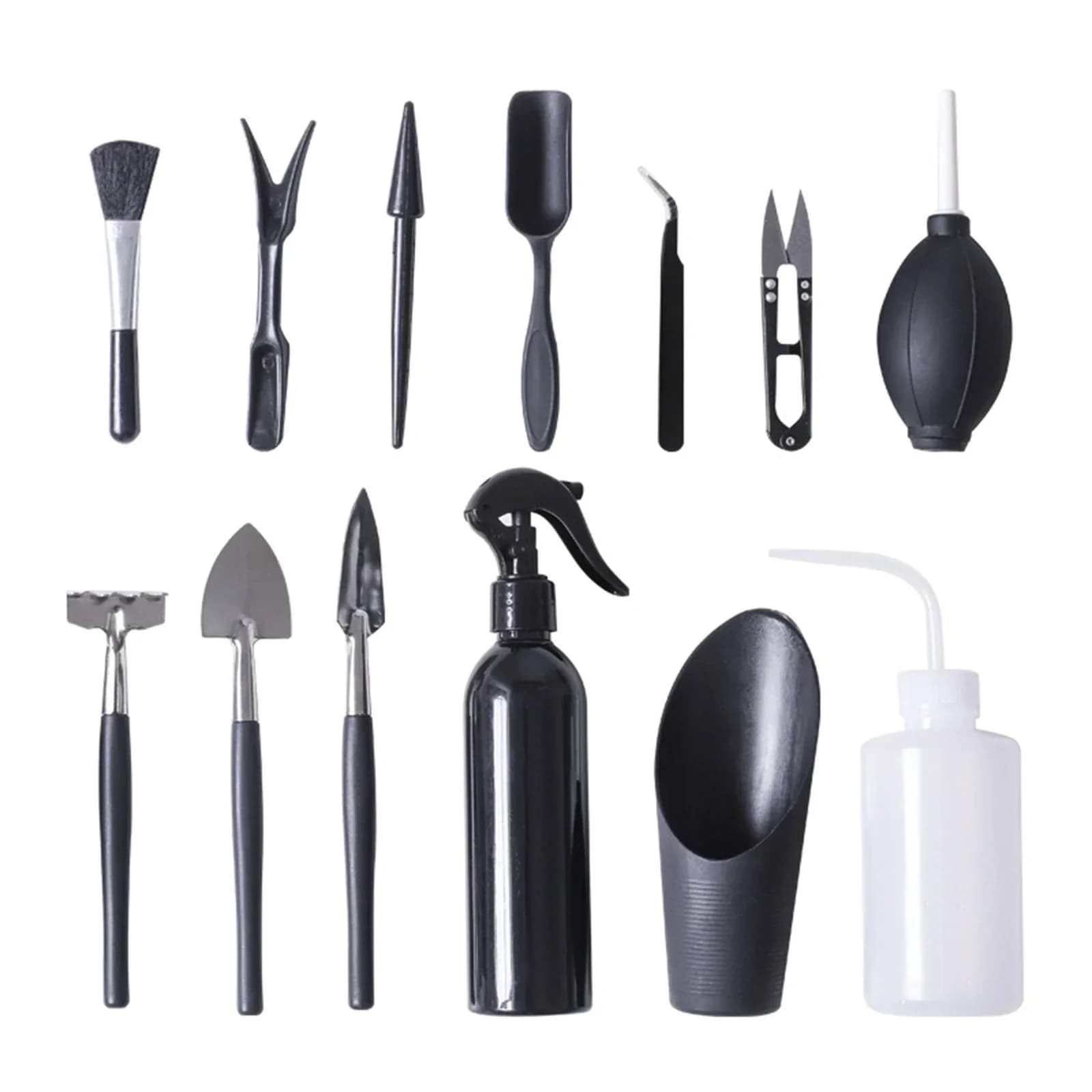 14 pieces Set of bonsai tools Stainless steel cutting tool Cutting tool Plant shears Tree scissors Wire cutter Garden pruning tools