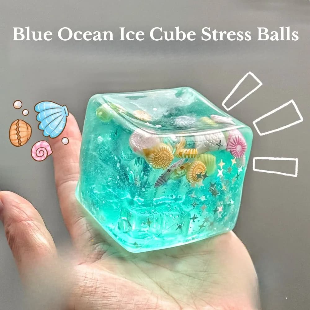 Cubi Antistress Squishy Taba - Slow Oceanic Sensory Toy Risalita for Children and Adults, Relaxing Gift from Spremere