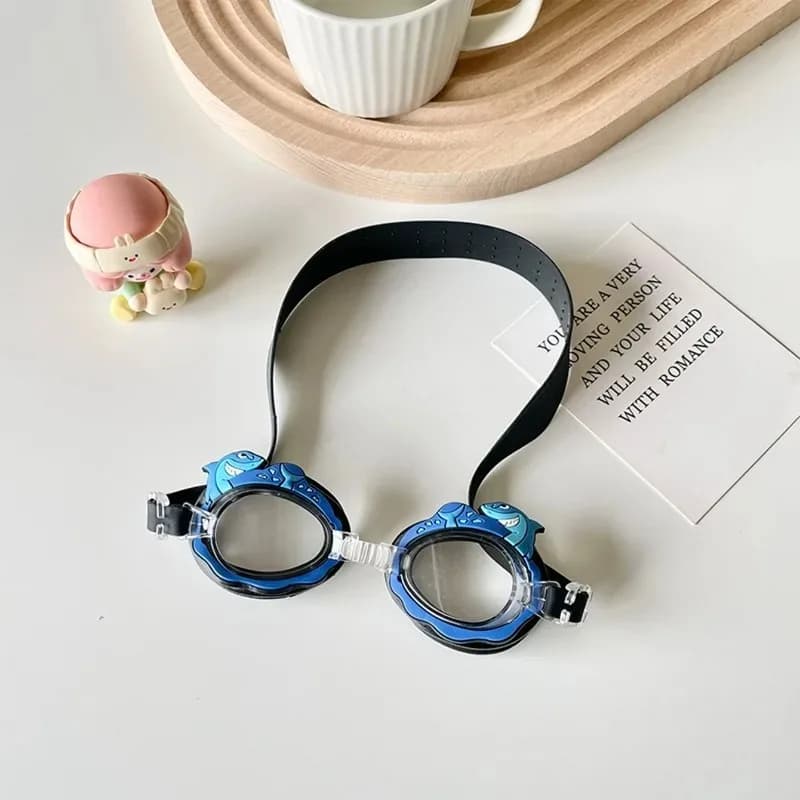 Adjustable Children's Swimwear Design Cute Animal Cartoon Swimming Glasses for Safe Children Waterproof and Anti-slip with Strap