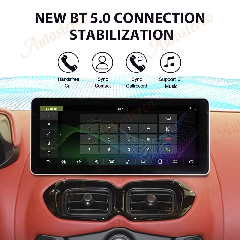 12 Inch Car Media Player For Aston Martin V8 2018-2022 Android 14 Wireless Carplay GPS Navigation Auto Radio Multimedia Player