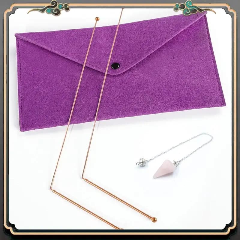 Kit Piastra Pendolo B11A in Rame per Divinazione e Rilevamento, per Caccia ai Fantasmi e Immersioni Subacquee