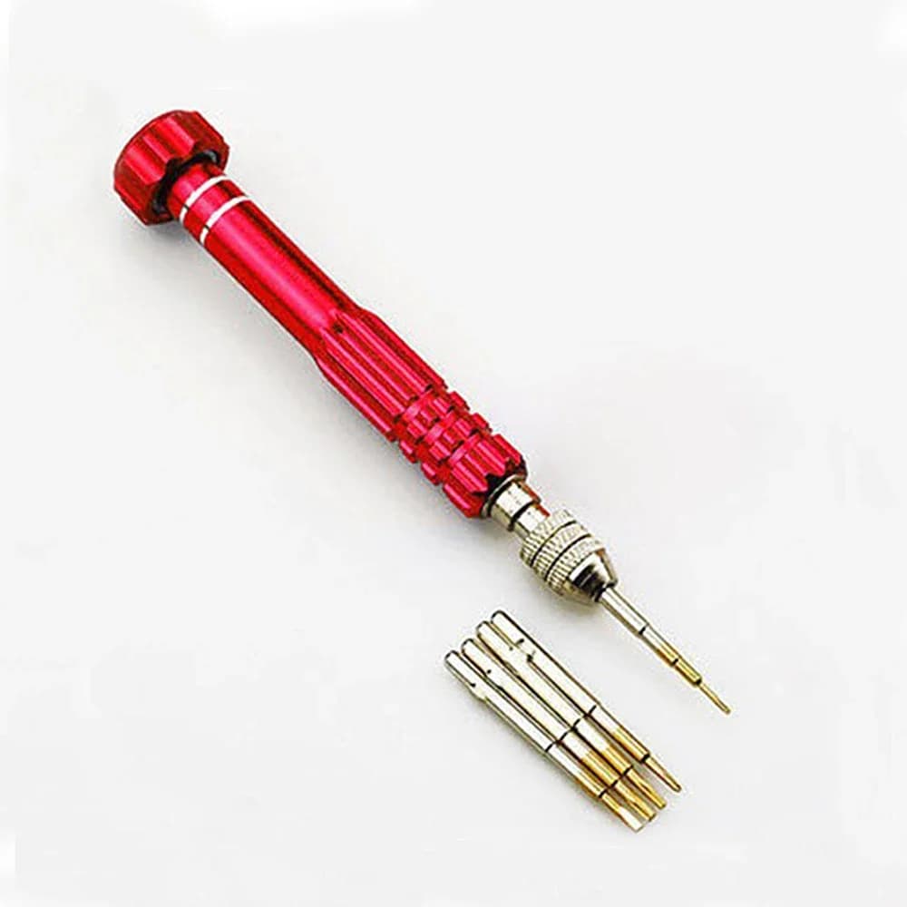 Cacciavite per occhiali 5 in1 Utensili manuali multifunzione Cacciavite per occhiali Kit di riparazione per occhiali da sole