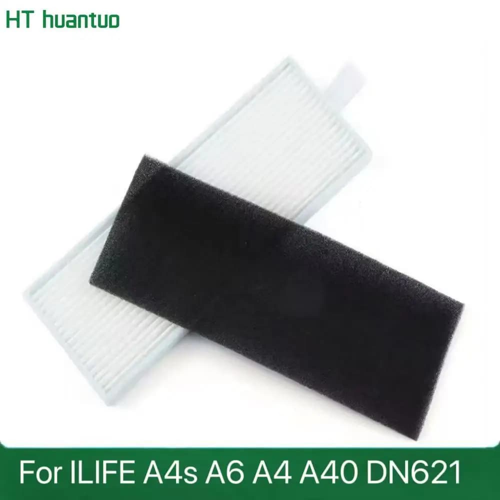 Parti di ricambio robot ILIFE compatibili con spugna + filtro ILIFE A4s A6 A4 A40 DN621 Accessori per aspirapolvere con filtro HEPA