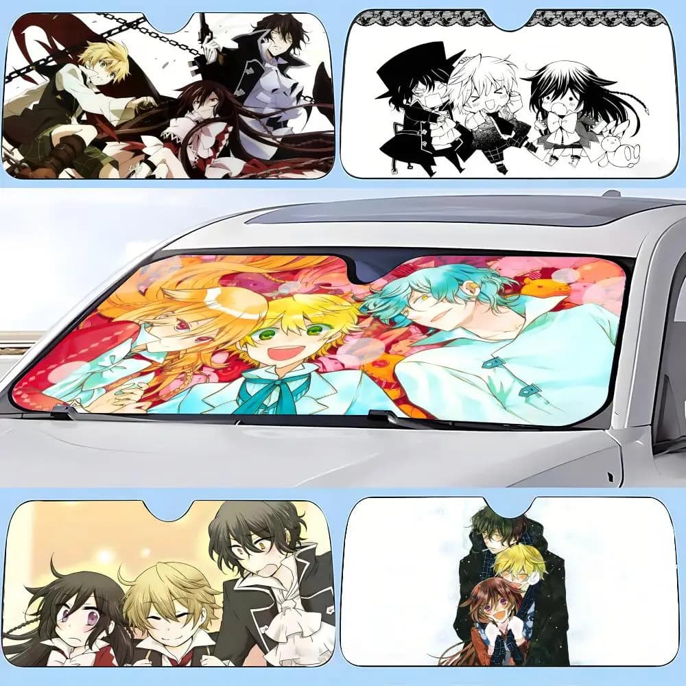 P-Pandora Hearts-S Parasole per auto, parasole per parabrezza, parasole protettivi, regali originali per auto.