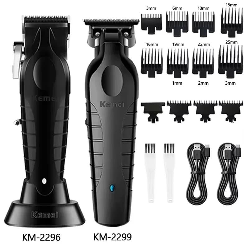 Kemei Kit Electric Haircuts Men's Haircut Machine Professional Haircuts KM-2296 KM-2299 KM-1102