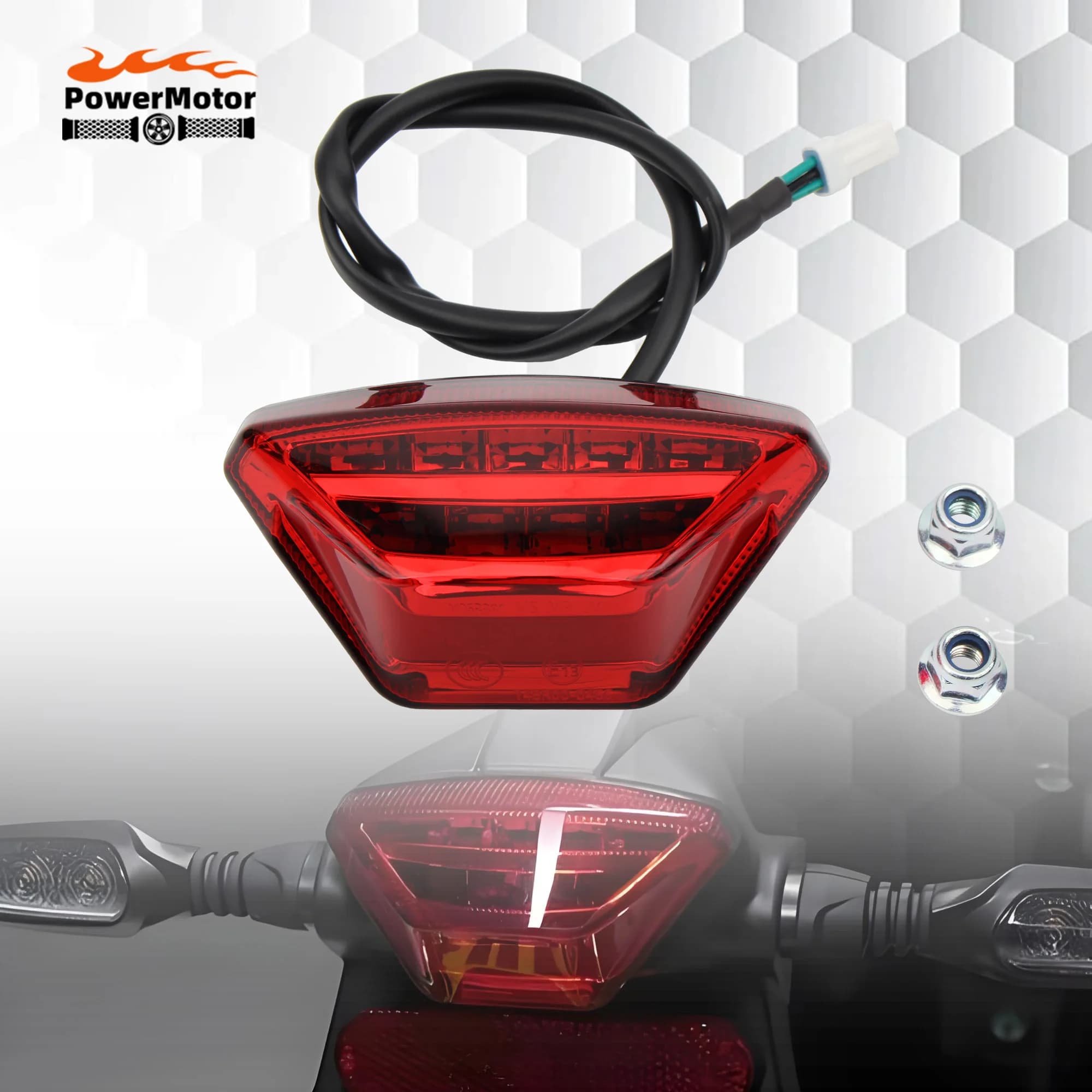 Rear lights for E-Bike Surron Ultra Bee, rear lights for motocross SUR-RON Light 2024, motorcycle tuning spare parts