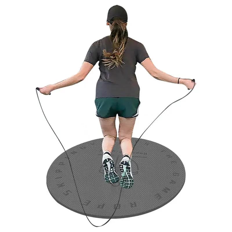 Indoor Jumping Rope Mat Yoga Bearing 60 cm Round Corda Jumping Mat Anti-Noise Rope Mat Jumping Equipment Fitness Equipment