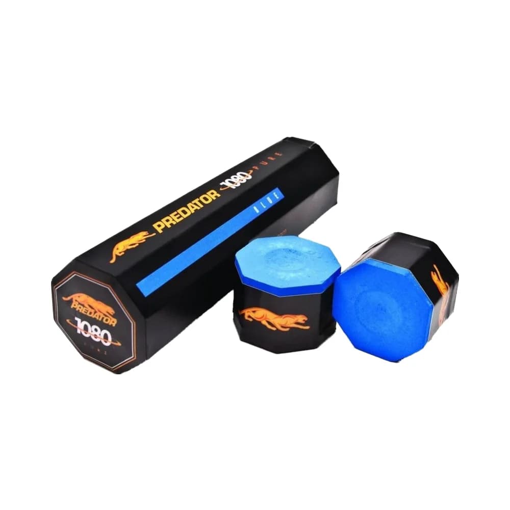 Authentic PREDATOR 5Pcs/Box Blue Billiard Chalk Premium Oily Formula Pool Cue Chalk for Professional Play Wholesale