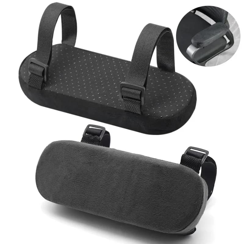 1/2 pezzi cuscinetti per braccioli per sedia da ufficio cuscino di supporto per gomito per auto cuscino in memory foam per braccioli cuscinetti per limitatrice di pressione cuscino per bracciolo