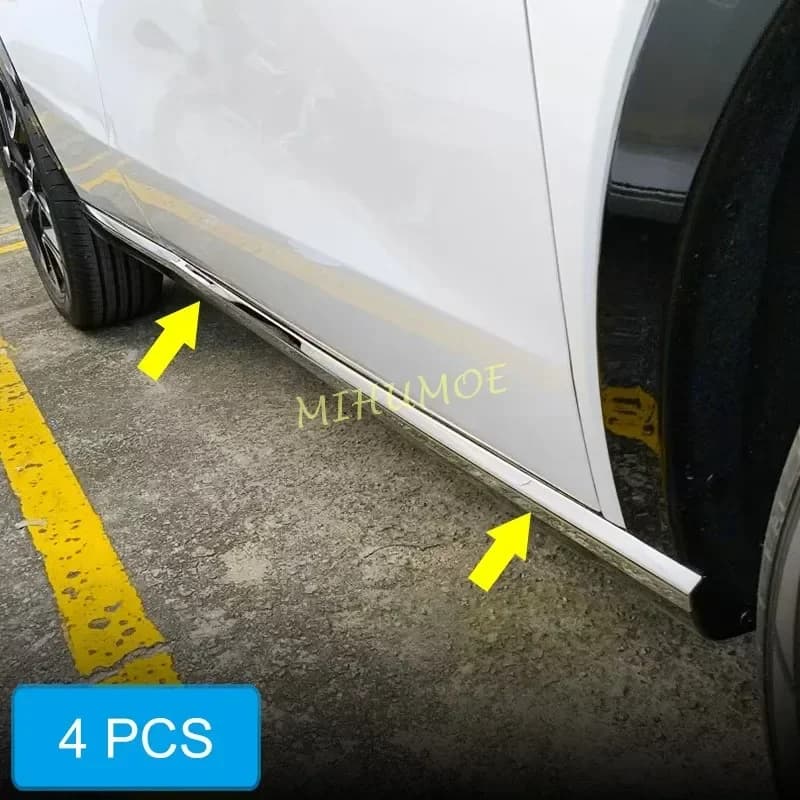 Per Honda ZRV ZR-V 2023 2024 2025 Accessori Auto Porta Corpo Minigonne Laterali Stampaggio Decorazione Trim In Acciaio Inox