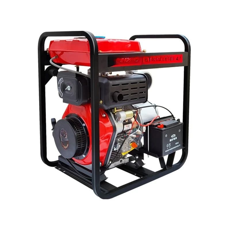 Controllo delle inondazioni e drenaggio Pompa per motore diesel portatile da 6 pollici Pompa diesel mobile Pompa acqua autoadescante