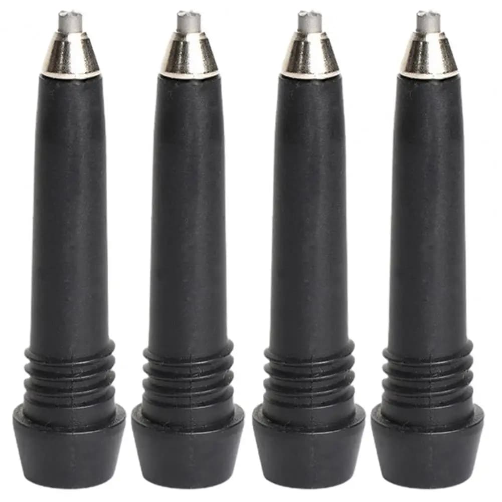 4 Piece Trekking Sticks Spare Tips for Aluminum Alloy Trekking Sticks Outdoor Hiking Campsite Tungsten Carbide Punta