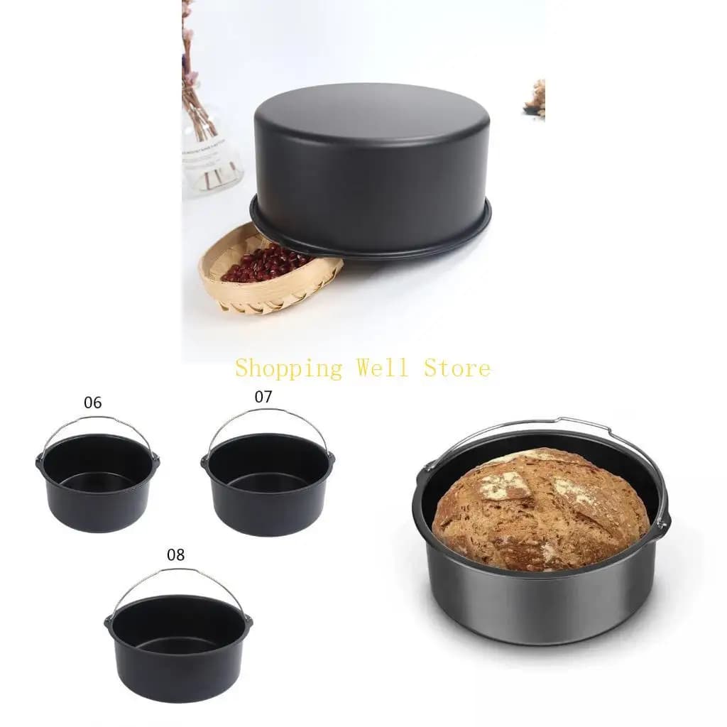 KX4B 6/7/8 Torta non tettona tepulio vassoio rotondo cestino tostare tasso da forno