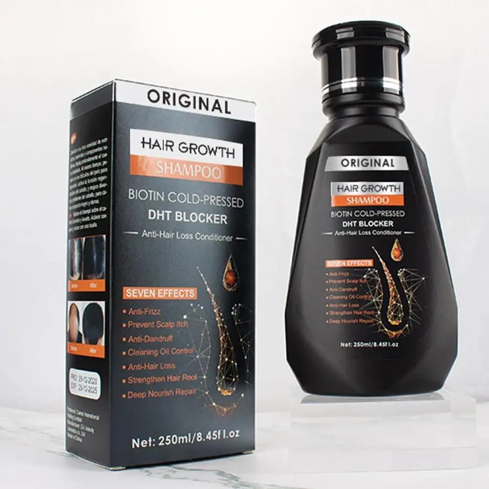 Essential oil for hair Biotin Cold pressed DHT Blocker Hair care Hair shampoo Anti-drill Relieve itching Strength hair repair