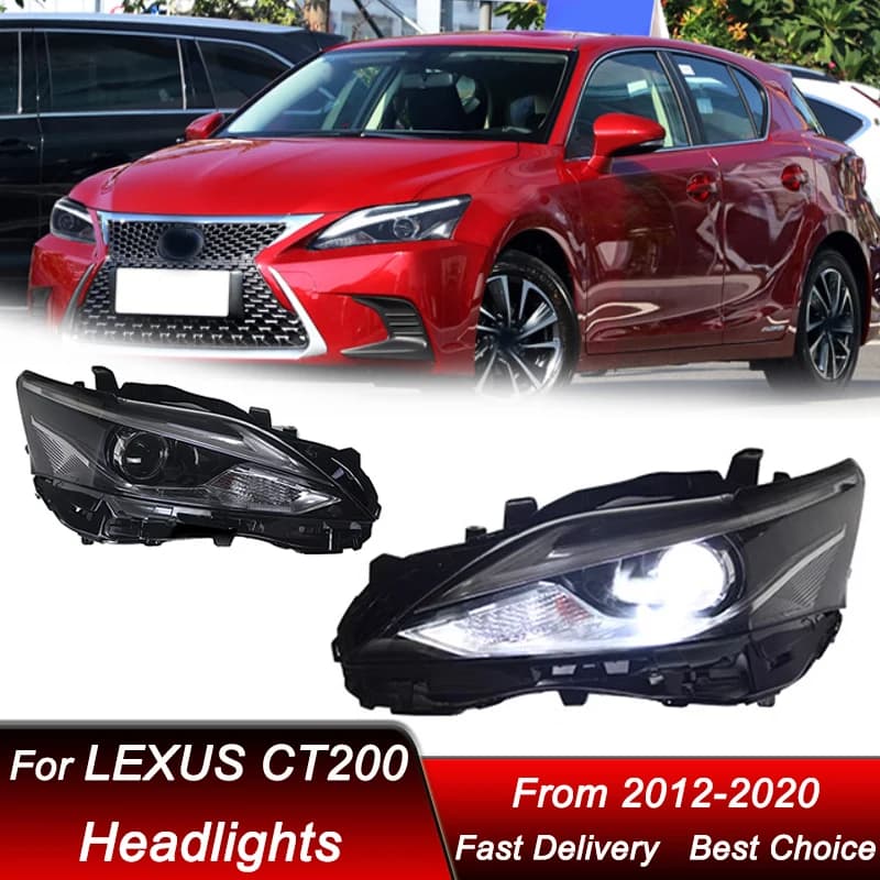 Car Led Headlights For Lexus CT200 2012-2020 to High Style LED Assembly Upgrade High Configure Projector Lens Accessories Kit