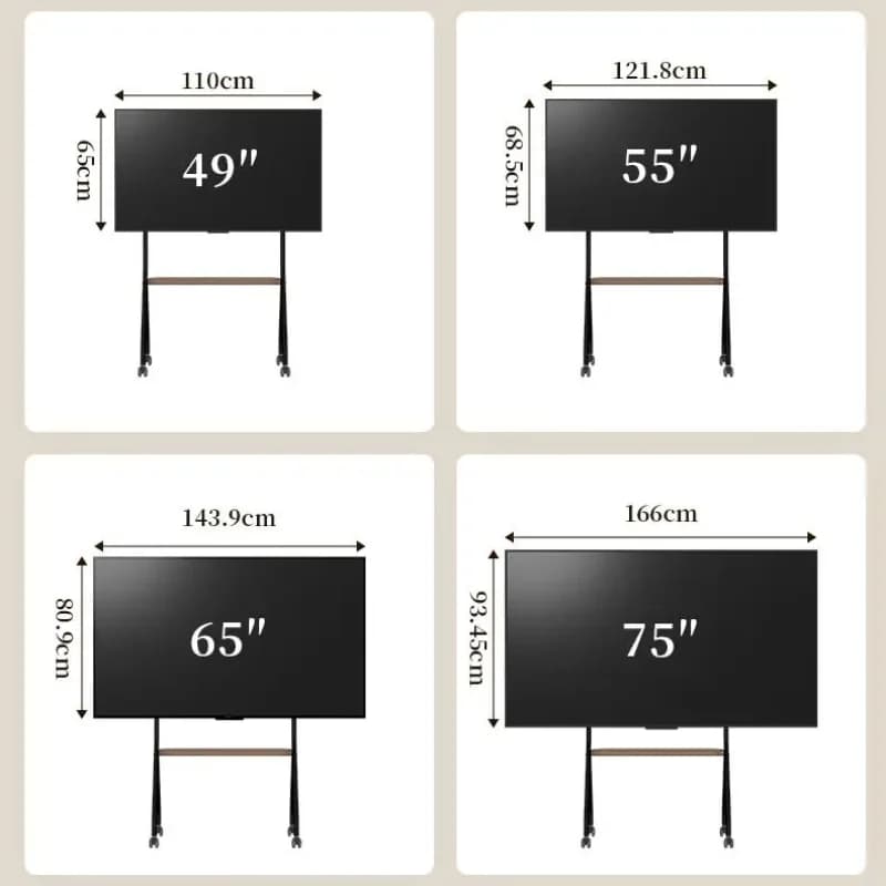 Supports Nordic TV Mobile TV Shelves for Home Live Monitor Shelves Modern Universal TV Shelf with Wheels Shelves Furniture for Living Room