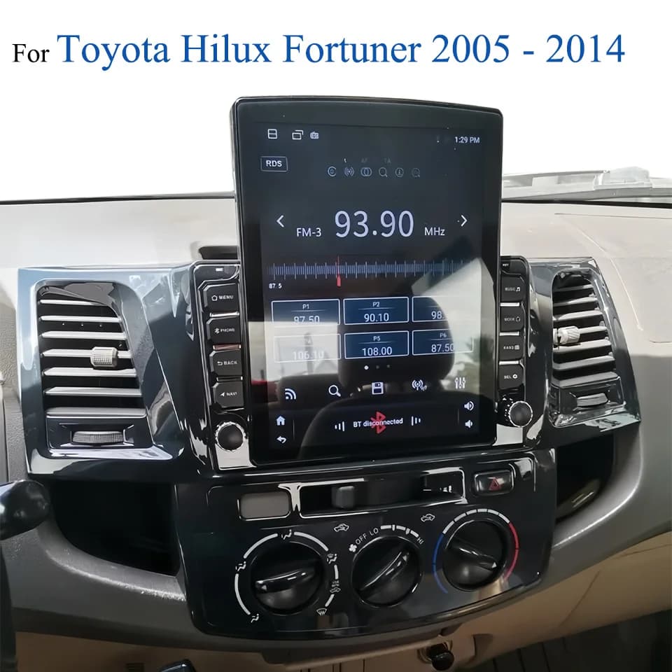 Autoradio DVD Cassette Per Toyota Fortuner Hilux 2005 2007 2009 2011 2014 Autoradio FM AM Audio Video A/V PC Tablet 4G Lte WiFi