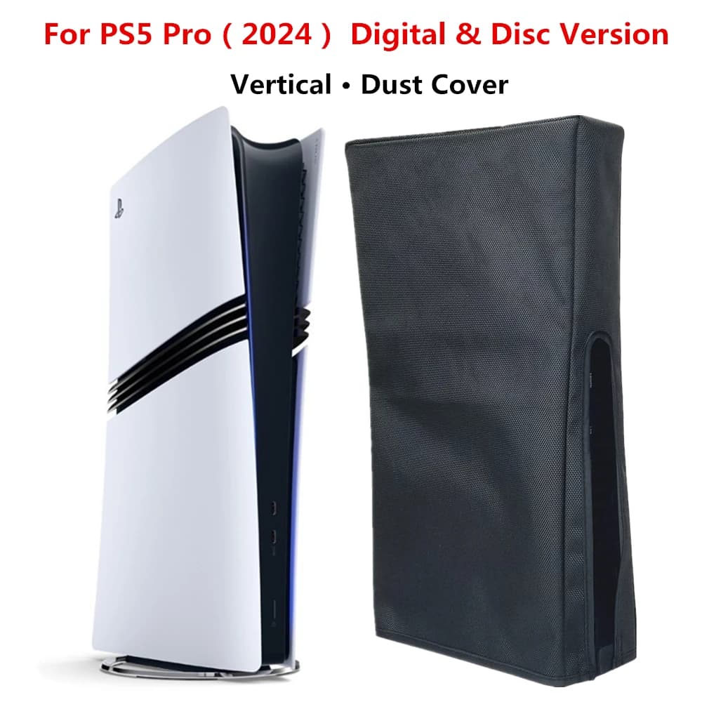 1 Copertura Protettiva Antipolvere e Antigraffio per Console PS5 Pro, Accessori per Gaming, Copertura Verticale