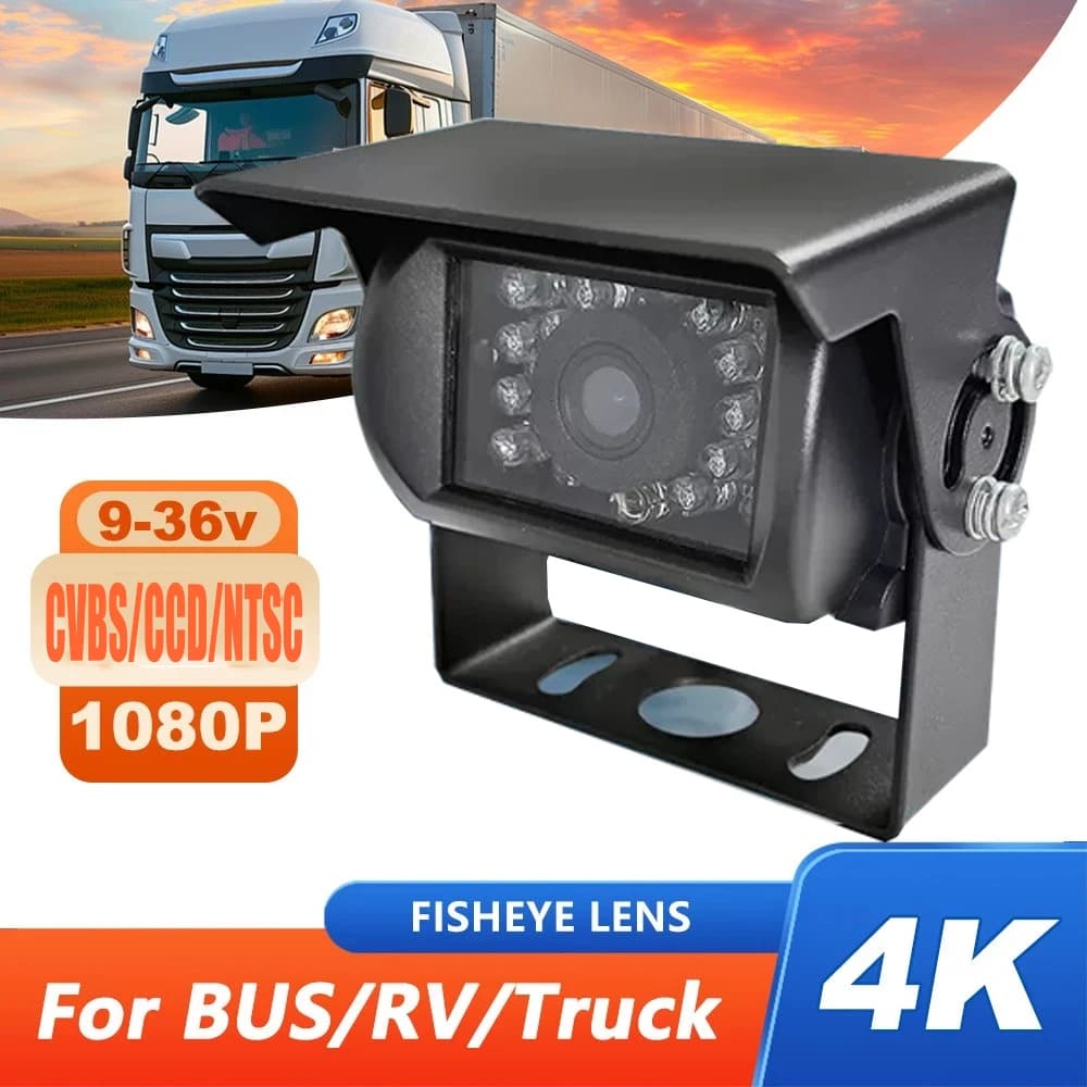 Truck Harvester Bus CVBS/CCD/NTSC Reversing Camera HD Infrared Night Vision Waterproof Reversing Image 12-24V Universal