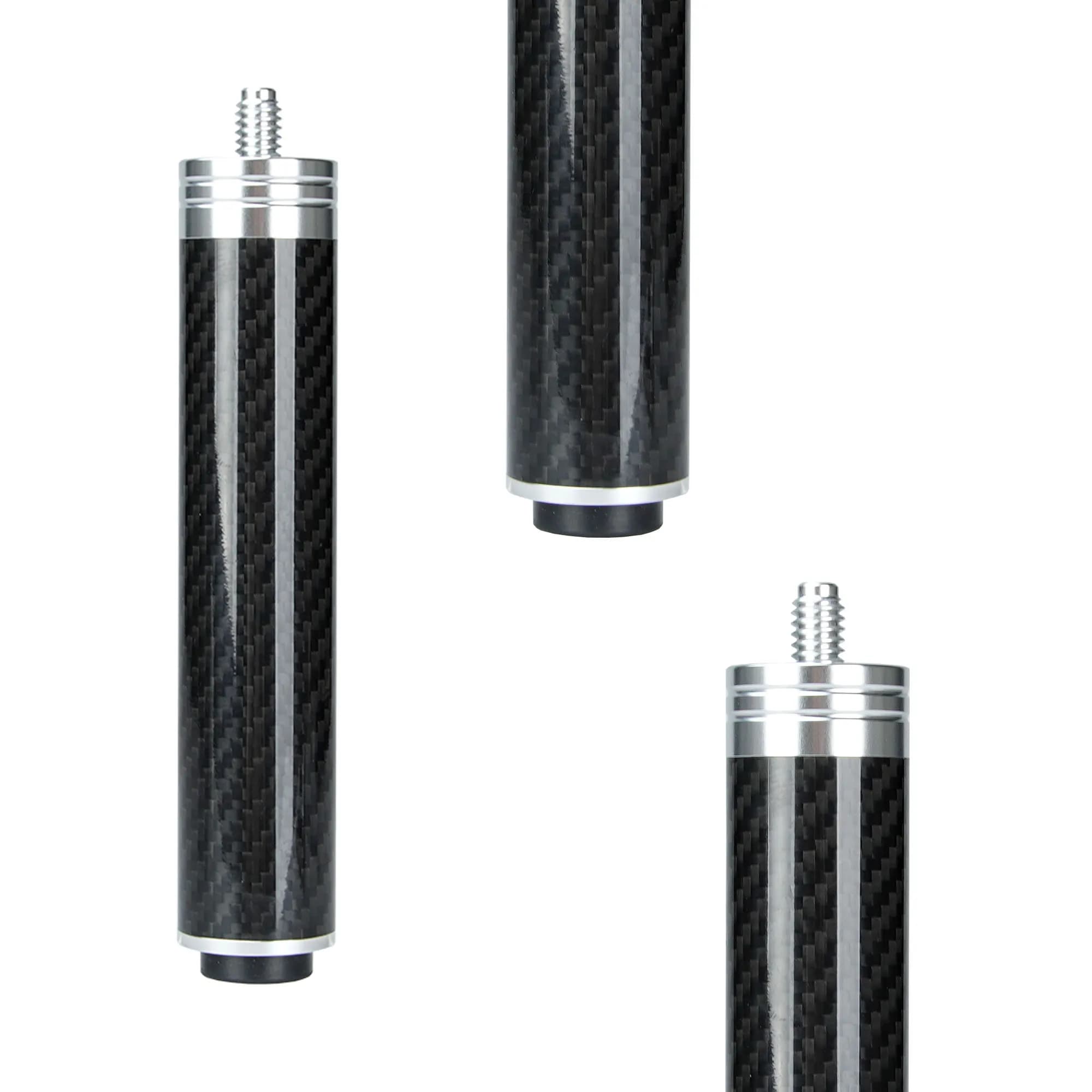 DARIO Carbon Fiber Billiards Pool Cue Extension 15CM for Cue Sticks
