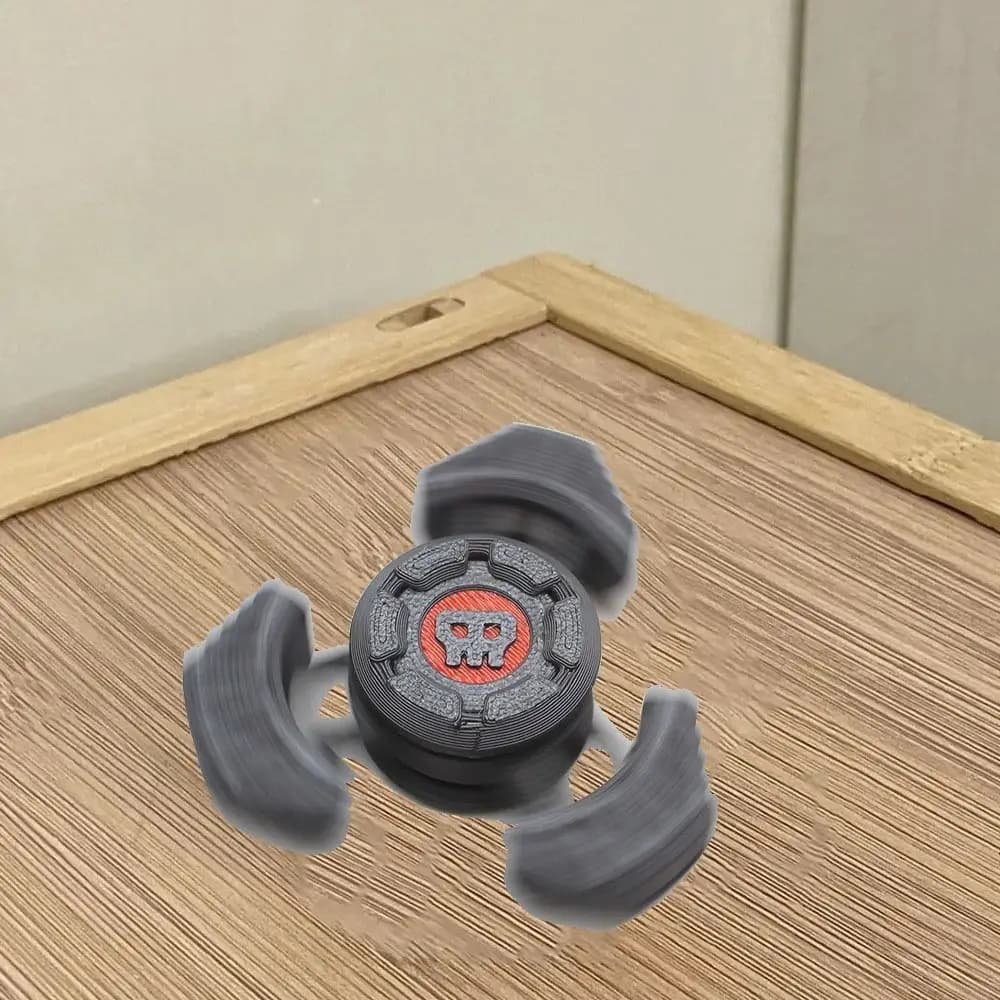 Plastica 3D Stampato Fidget Spinner Slider Combo Nessuna resistenza Giroscopio con punta delle dita Giocattoli Manuale Interessante giroscopio 3D