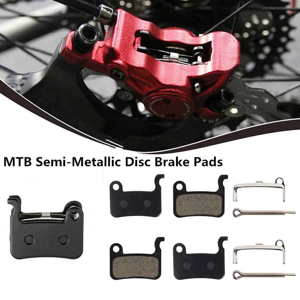 2PCS Pastiglie freno a disco per bicicletta MTB in resina semi-metallica per SHIMANO XTR M975/M966/M965/Saint M800/Hone M601/Deore XT