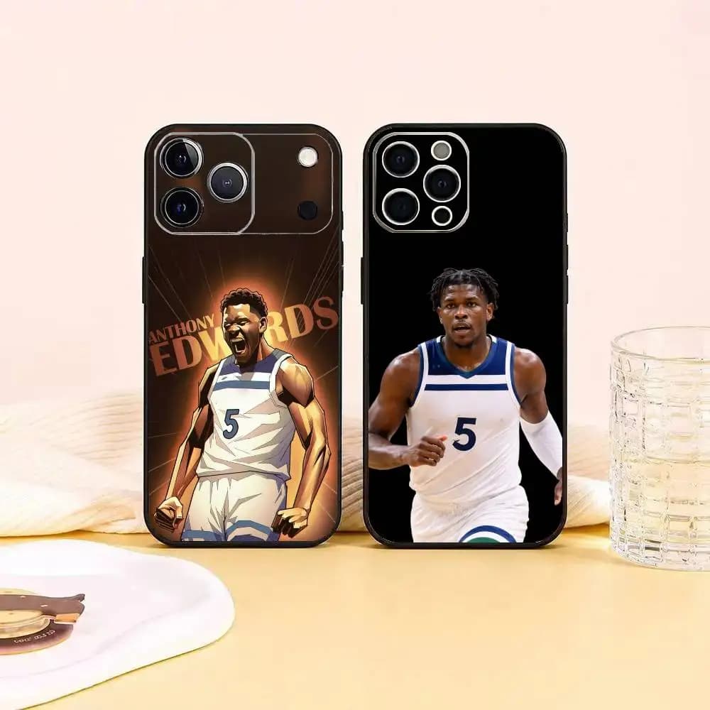 Anthony Edwards Protection Cover Precise Hole TPU Printed IPhone Case For IPhone 17/16 ProMax Plus AIR