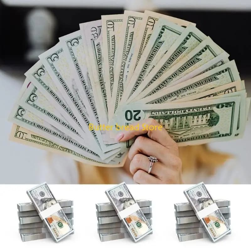 W89C 300 pezzi Fascette per soldi Cinghie per soldi in valuta Cinghie adesive per valuta