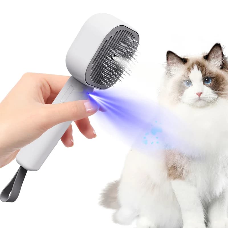 Set di spazzole per la toelettatura degli animali domestici, adatte per cani e gatti, con pettine a vapore dal design ottimizzato per una migliore cura del pelo