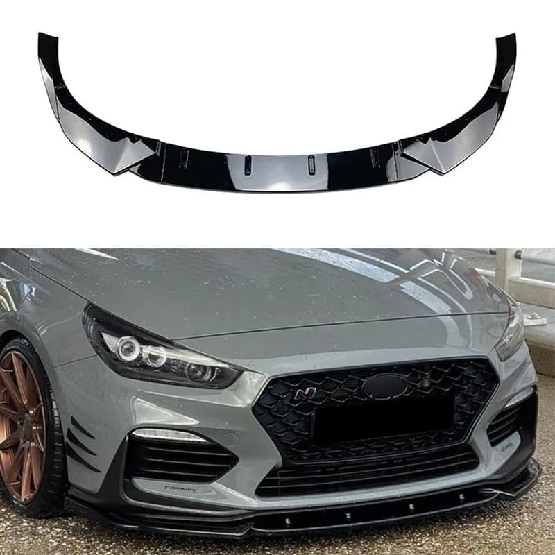 Spoiler Anteriore per Auto, Diffusore, Splitter, Kit Carrozzeria, Copertura Protettiva per Hyundai I30N MK3 MK3.5 2017+