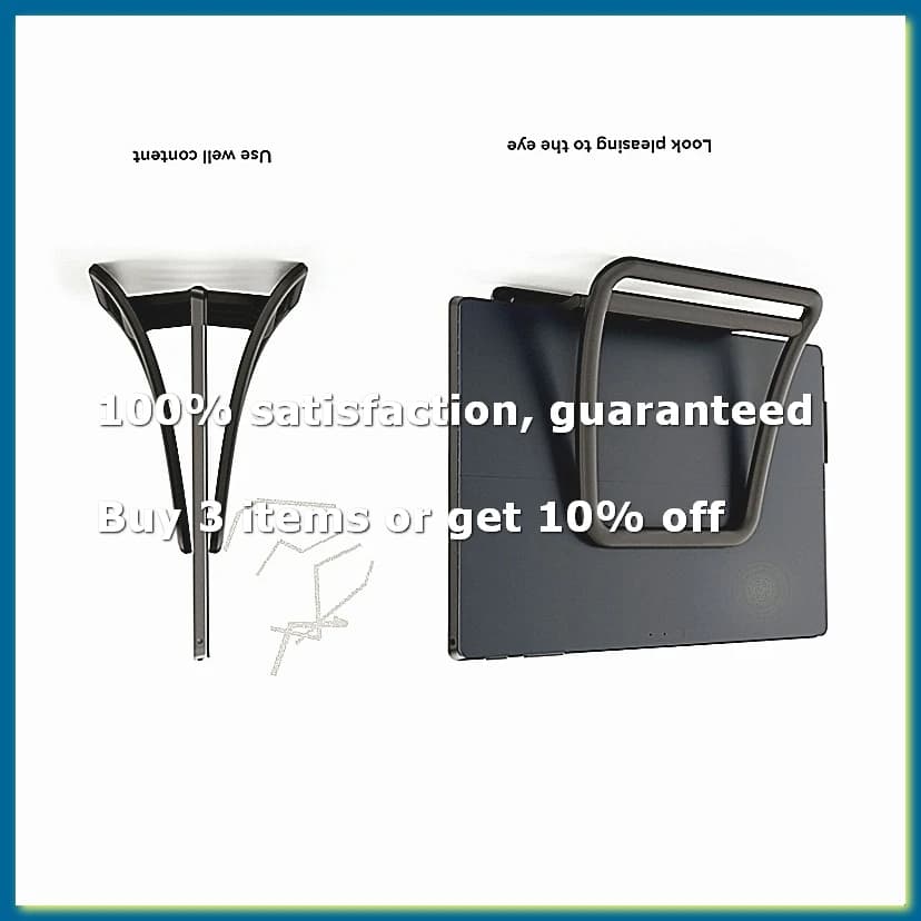 Adjustable Vertical Laptop Stand - Notebook & Tablet Holder Vertical Storage Rack Black