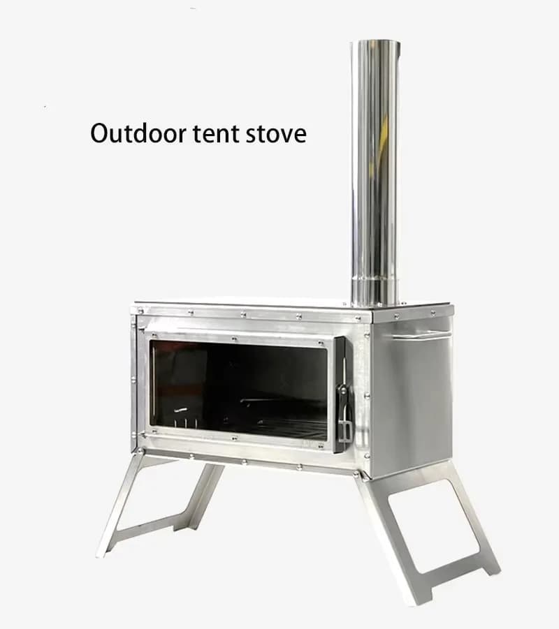 'Popolare'Stufe Foldable Curtains with 2m Fumary Tube for Picnic, Open Kitchen, Barbecue and Camping