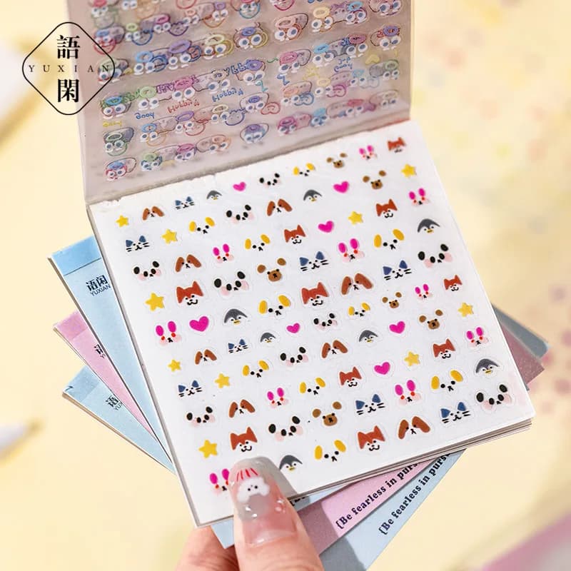 Card Lover 24 Pcs [Dreamweaver Workshop Series] Mini Deco Cartoon Stickers PET Sticker Paper Scrapbooking Material Scrapbook Kit
