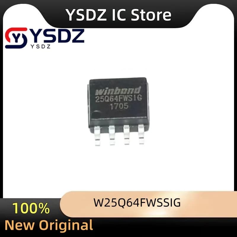 5 pezzi W25Q64FWSSIG/W25Q64FWSIG 25Q64FWSSIG/25Q64FWSIG 25Q64FW SOP-8 Chip di memoria flash per elettronica