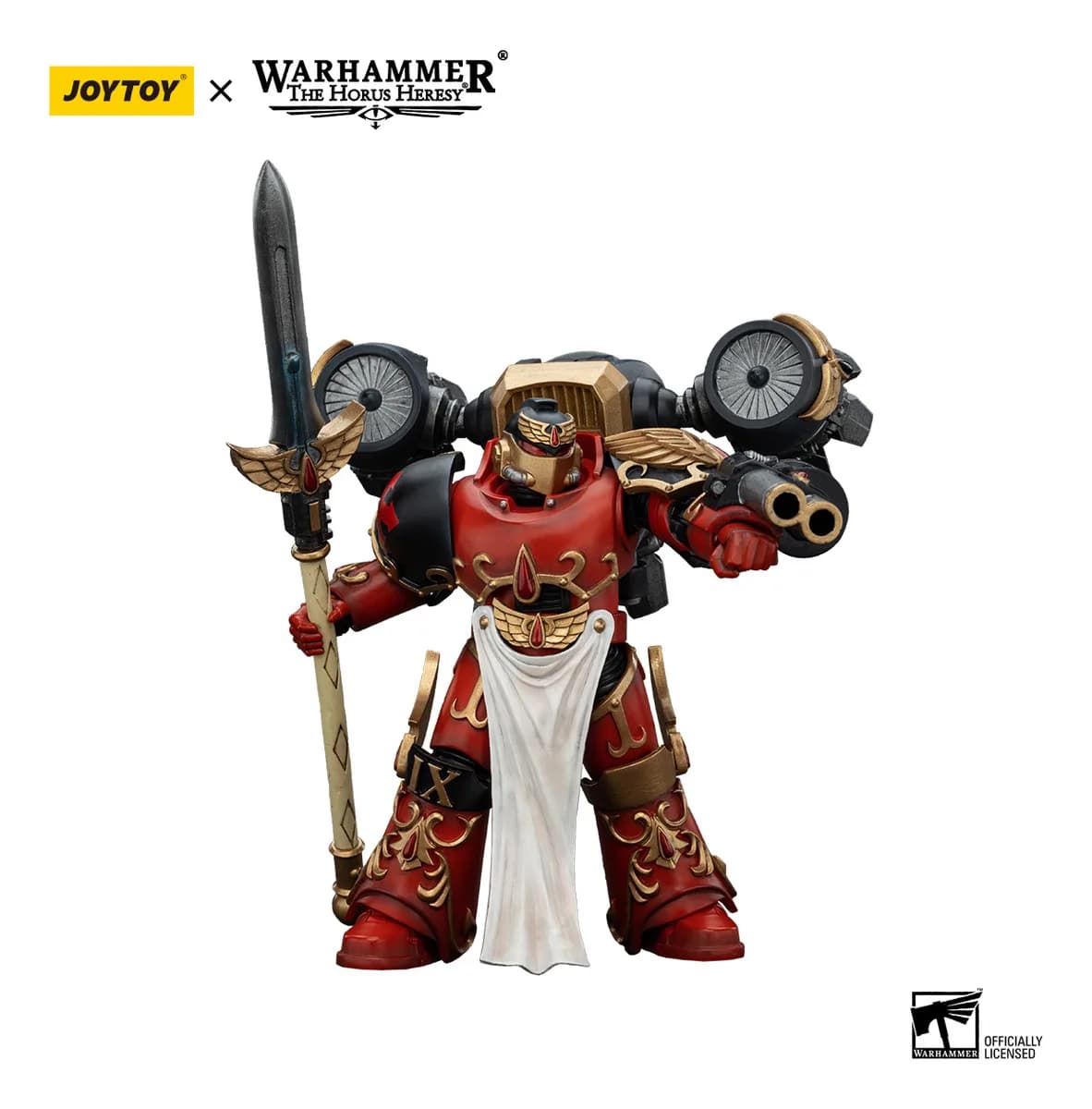 JOYTOY Warhammer 40000/40k The Horus Heresy Blood Angels Dawnbreaker Cohort Dawnbreaker Champion Action Figure Modello da Collezione Regalo