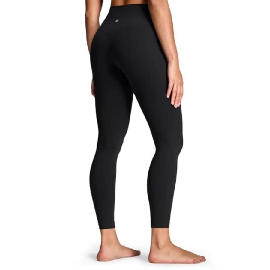 Leggings HeyNuts 25'', Leggeri ma con un ottimo supporto, Pantaloni da yoga 7/8 morbidi come il burro