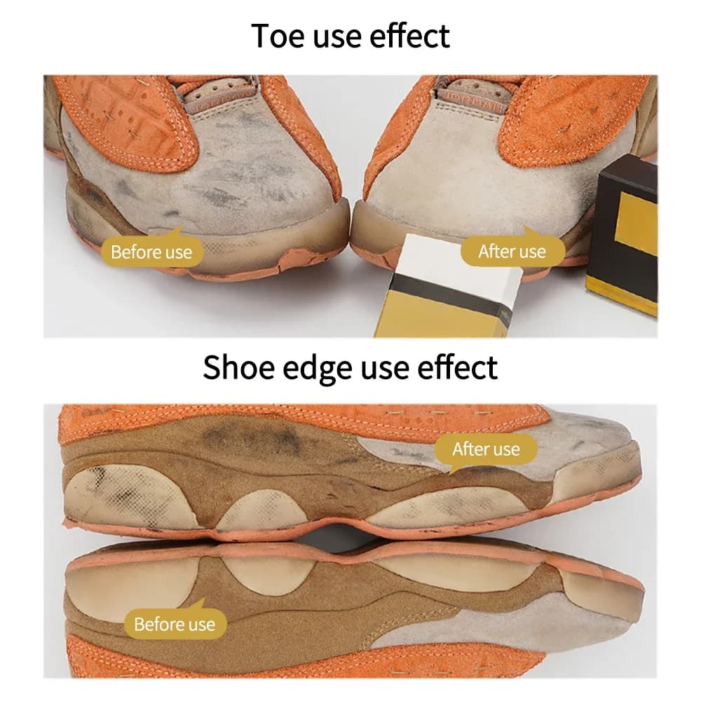 Scarpe super pulite Gomma per pulizia Gomma per scarpe Spazzola per scarpe Blocco di gomma Pelle scamosciata Pelle di pecora opaca Cura delle scarpe Detergente per pelle Cura delle scarpe da ginnastica