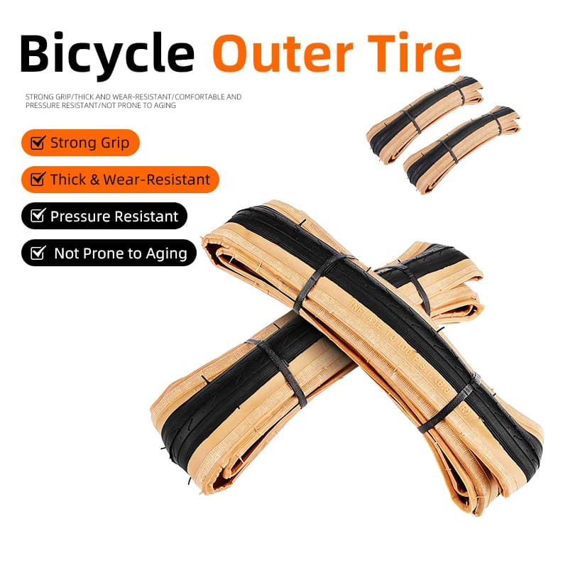 Pneumatici per Bicicletta da Strada ad Alte Prestazioni, Pieghevoli e Resistenti alle Forature con 60TPI per Ruote 700×23C