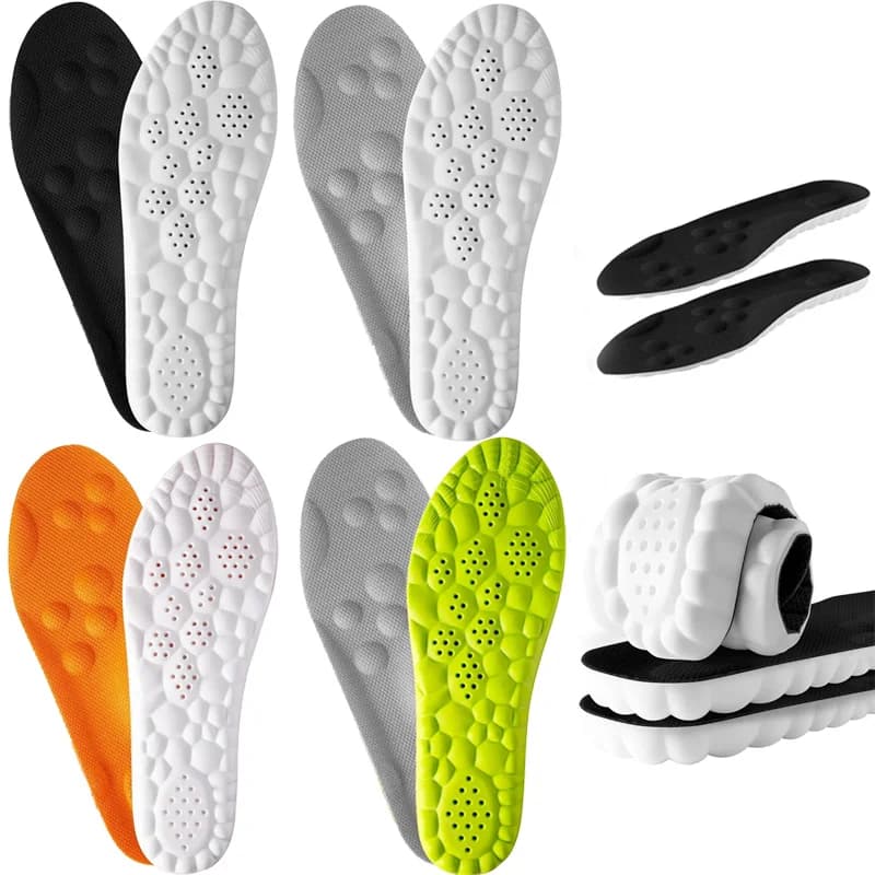 Soletta con Tecnologia 4D Cloud - Soletta Super Morbida / Ultra Comfort / Cuscinetto per Sneakers - Soletta Massaggiante con Punti di Agopressione per Supporto di Piedi e Articolazioni