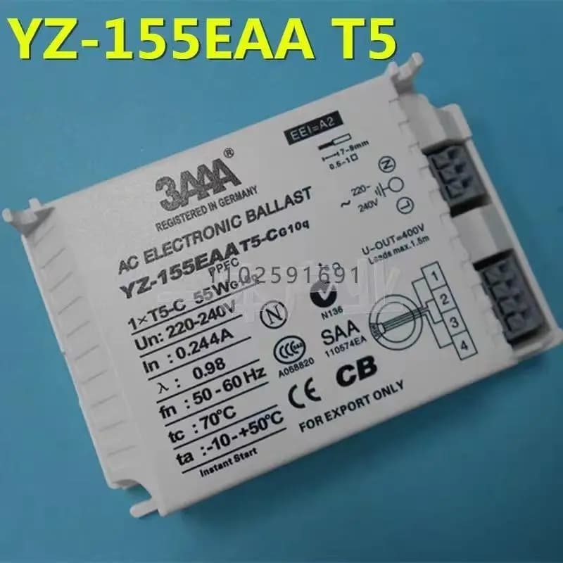 YZ-155EAA T5-C AC 220-240V Fluorescent Lamp 55W Electronic Ballast For T5 Ring Lamp Standard Reator