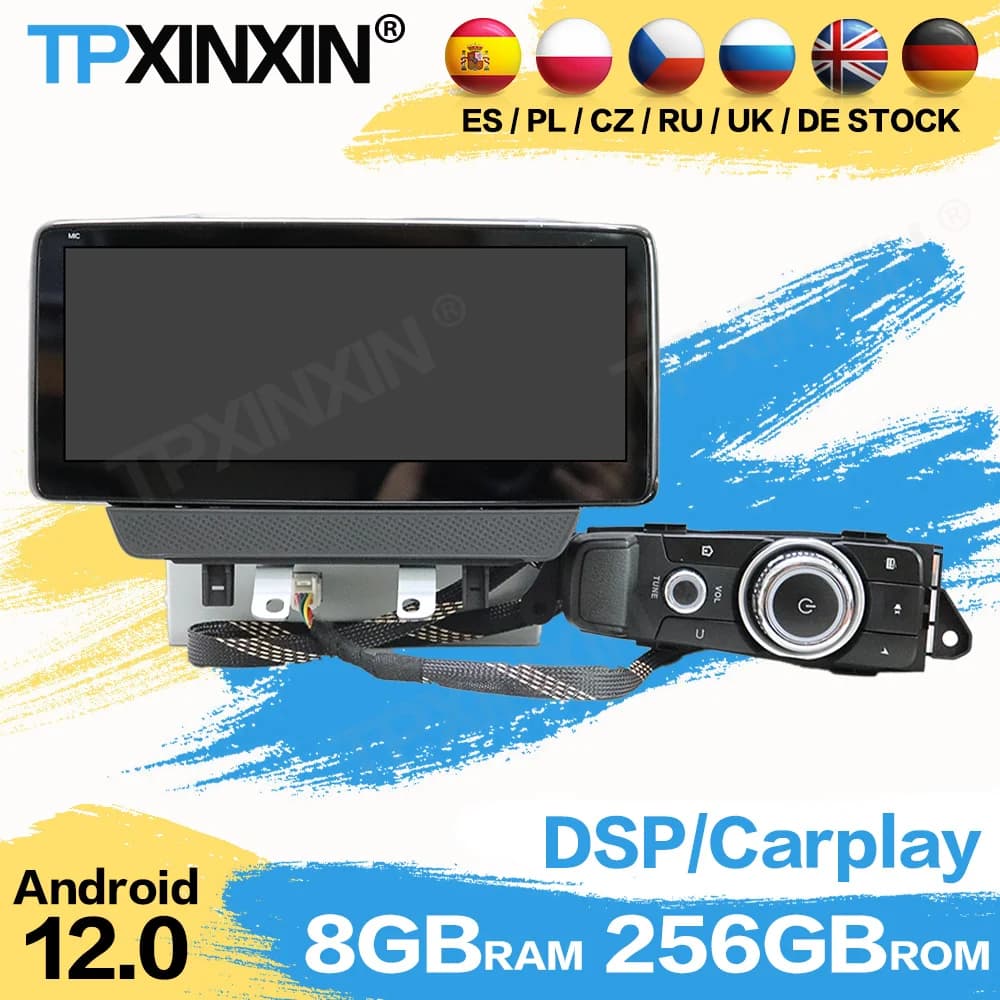 Car Radio Coche With Carplay Android For Mazda CX-3 2018 2019 GPS Navigation Automotive Multimedia Stereo Receiver Head Unit