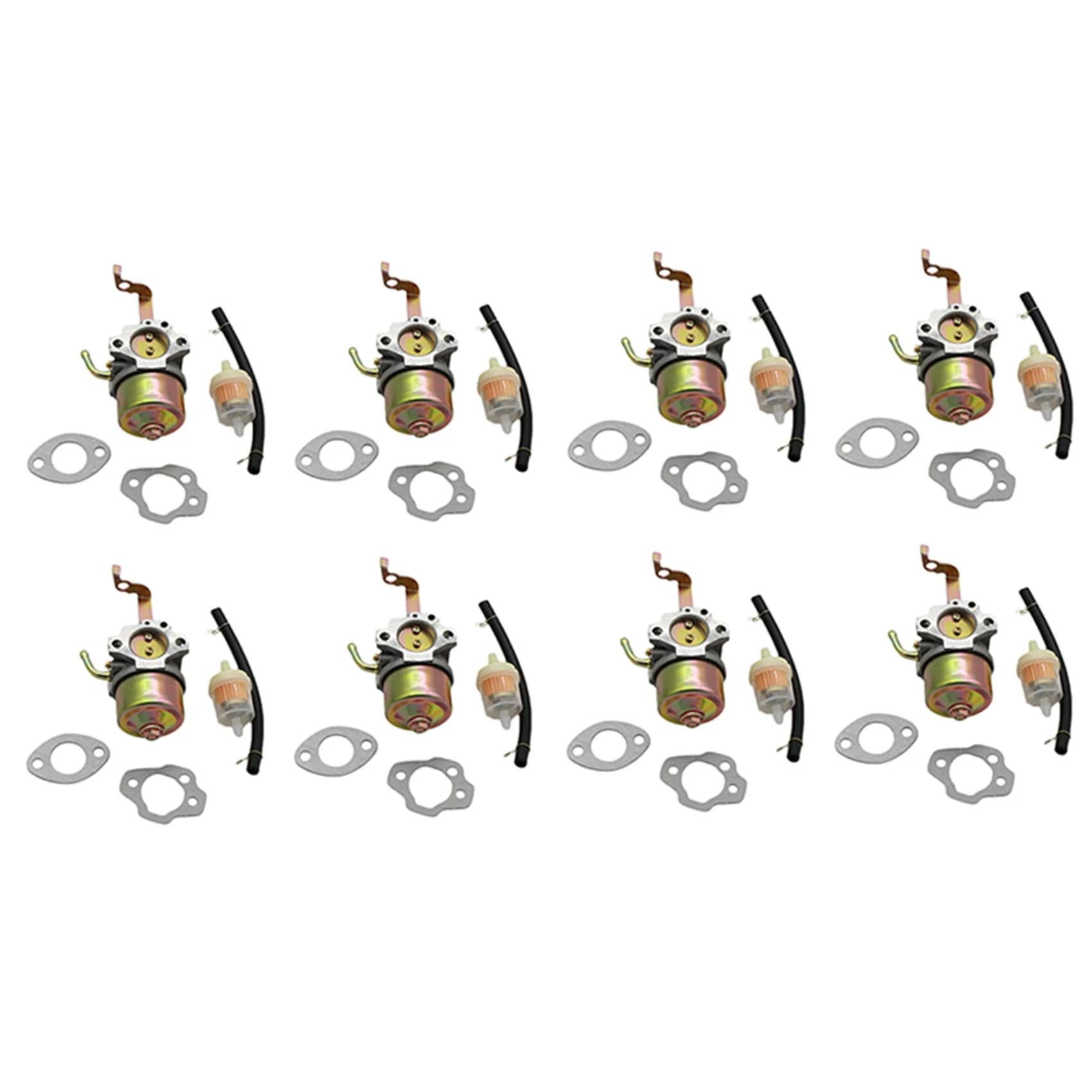 Kit Carburatore Autentico 8X per Robin Wisconsin Subaru EY20 EY 20 EY15 227-62450-10, Accessori per Attrezzi da Giardino