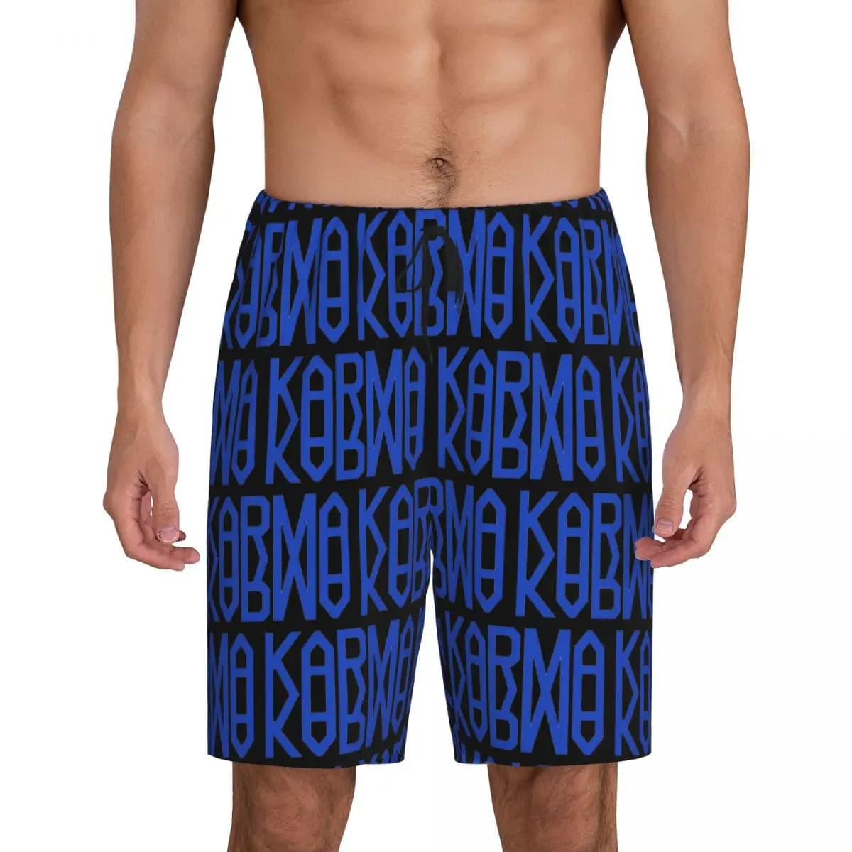 Pantaloncini da Pigiama Personalizzati Kpop Album 2025 KARMA, Pantaloncini Corti da Notte per Uomo, Pantaloni per Dormire e Relax